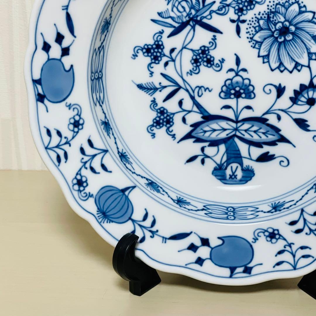 Meissen マイセン ブルーオニオン スーププレート 深皿 2枚セット