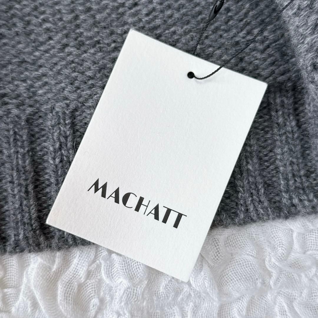 【新品 未使用】MACHATT マチャット ローゲージノルディック柄ニット