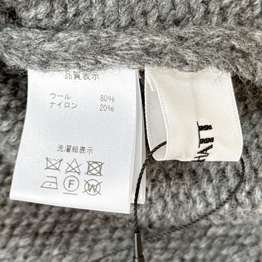 【新品 未使用】MACHATT マチャット ローゲージノルディック柄ニット