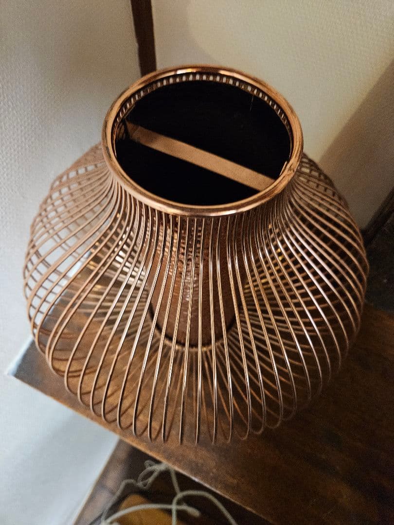 銅製　フラワーベース　ヴィンテージ 昭和レトロ 一点もの