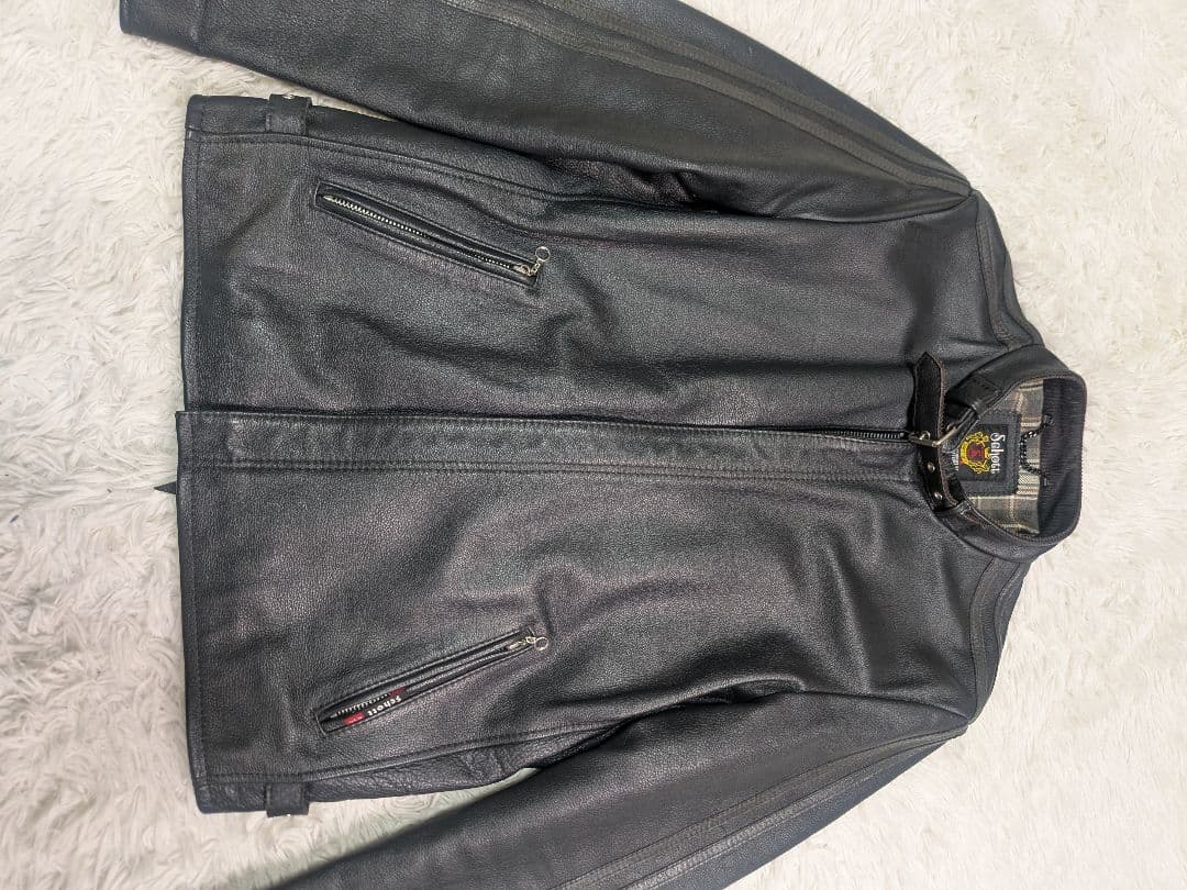 【最終値下げ】Schott レザー シングルライダースジャケット