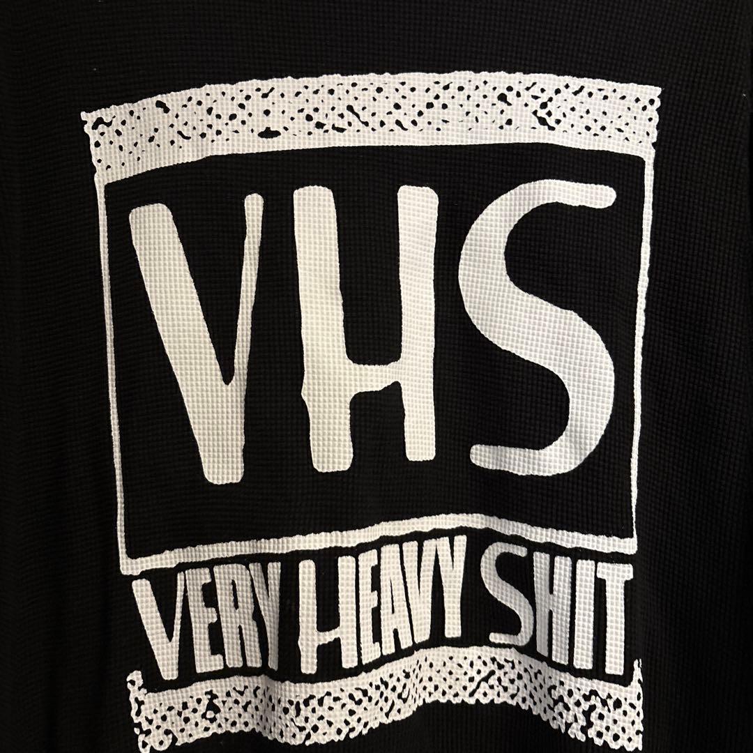 Palace VHSロゴ 長袖カットソー 黒