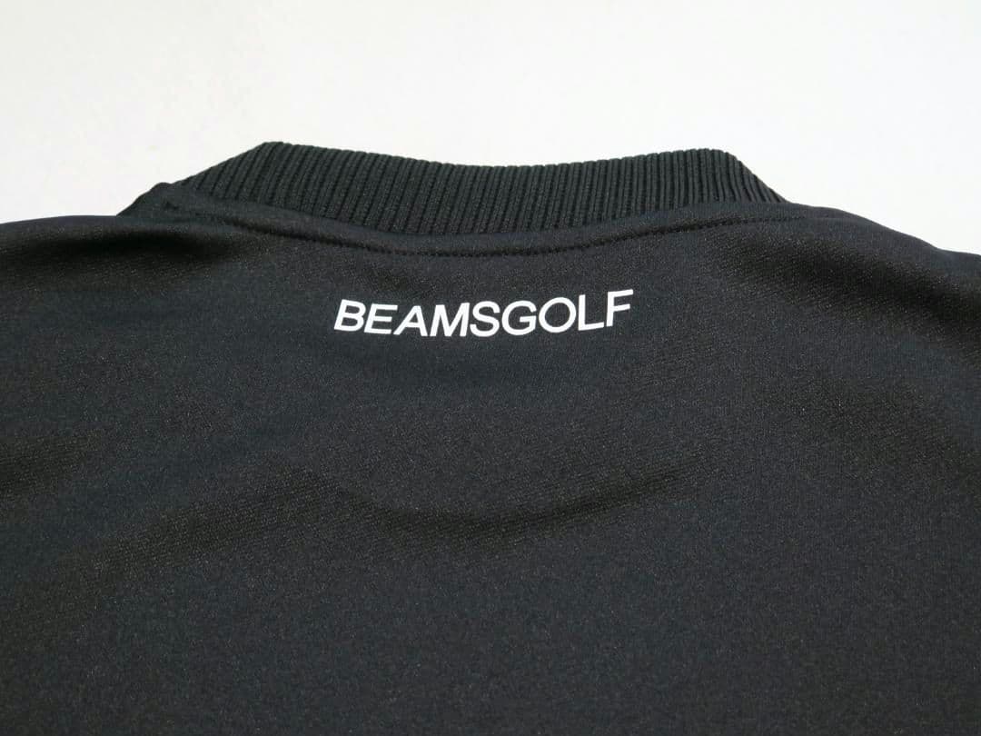 ⓁBEAMS GOLFビームス ゴルフ スムース1ポイントプルオーバーBLACK