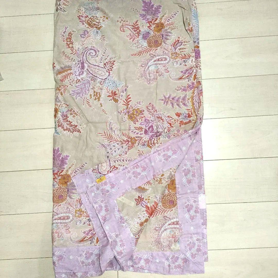 エトロ花柄ペイズリー掛け布団カバー190×210cm DL綿100%枕カバー付き