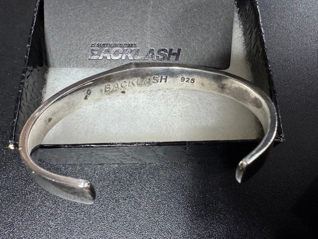 BACKLASH リザードシルバー925バングル イサムカタヤマ