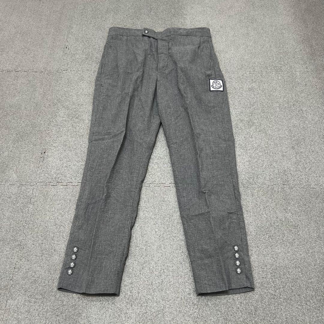 モンクレール ガムブルー パンツ グレー サイズ1 トムブラウン Moncler
