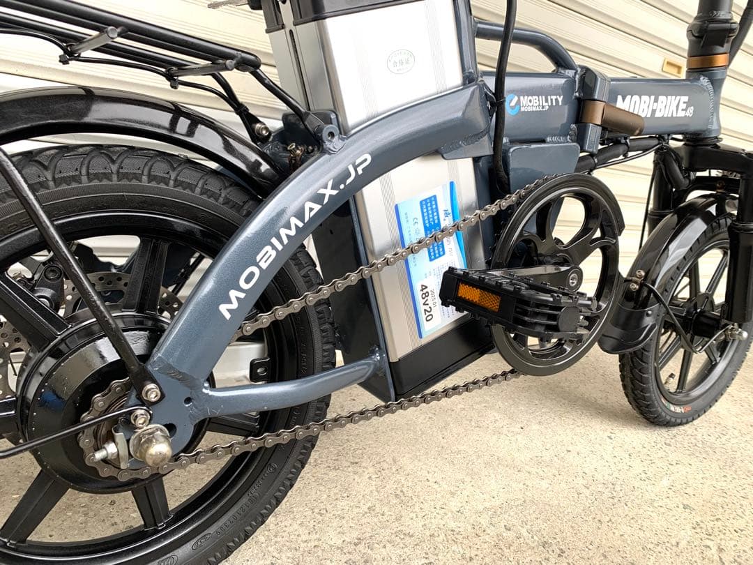 送料無料MOBILITYディスク式MTB折り畳み電動 自転車BIKE動作確認済