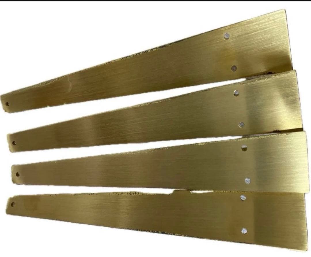 FUTAGAMI 真鍮 棚受け 大 Shelf Bracket L 4個フタガミ