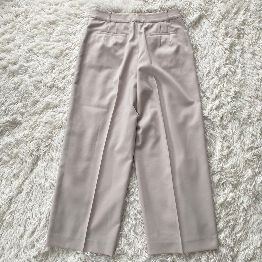 ナチュラルビューティ ベーシック セットアップ ノーカラー 洗える ベージュ S