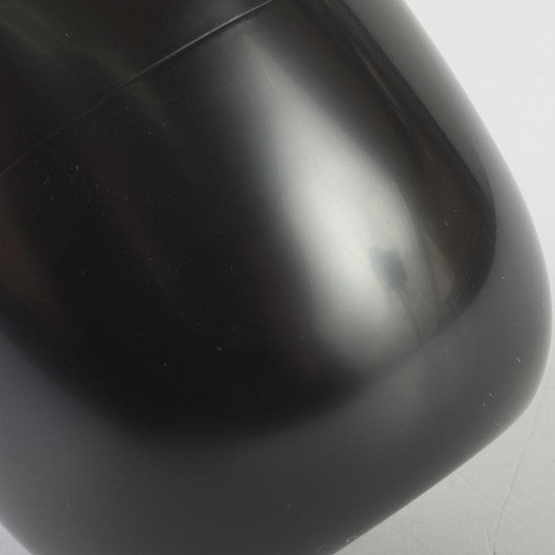 茶道具　山中塗　坂下雄峰作　黒中棗　共箱　V　9829