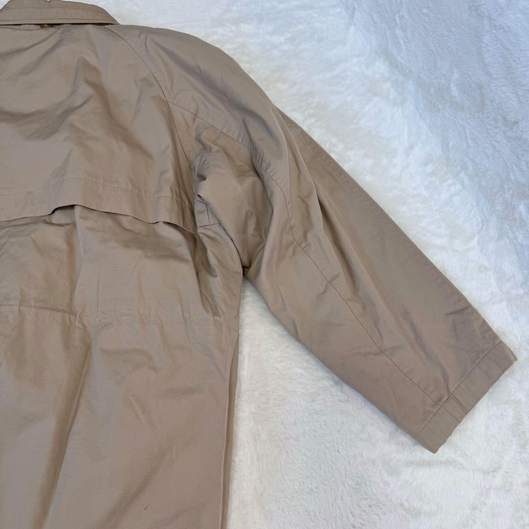 美品✨バーバリー　ステンカラーコート　ノバチェック　ライナー付き　ベージュ　S