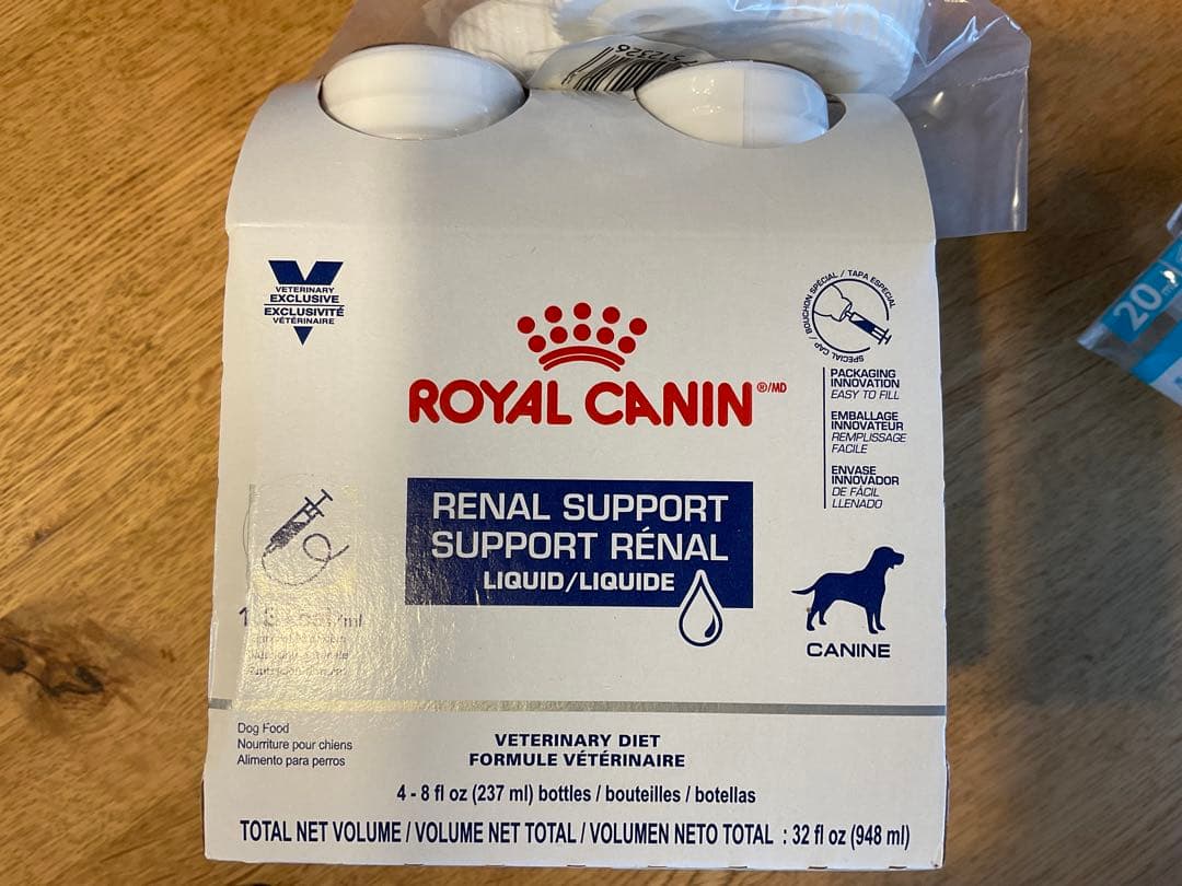 ロイヤルカナン　腎臓サポートリキッド　犬用　237ml×8本