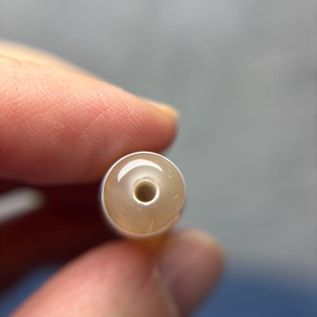 玉髄　水蓮花天珠　12-9