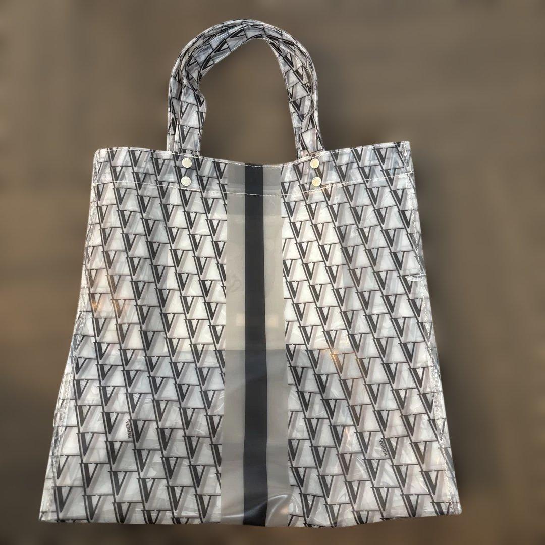 VERMEIL モノグラムPVCトートバッグ