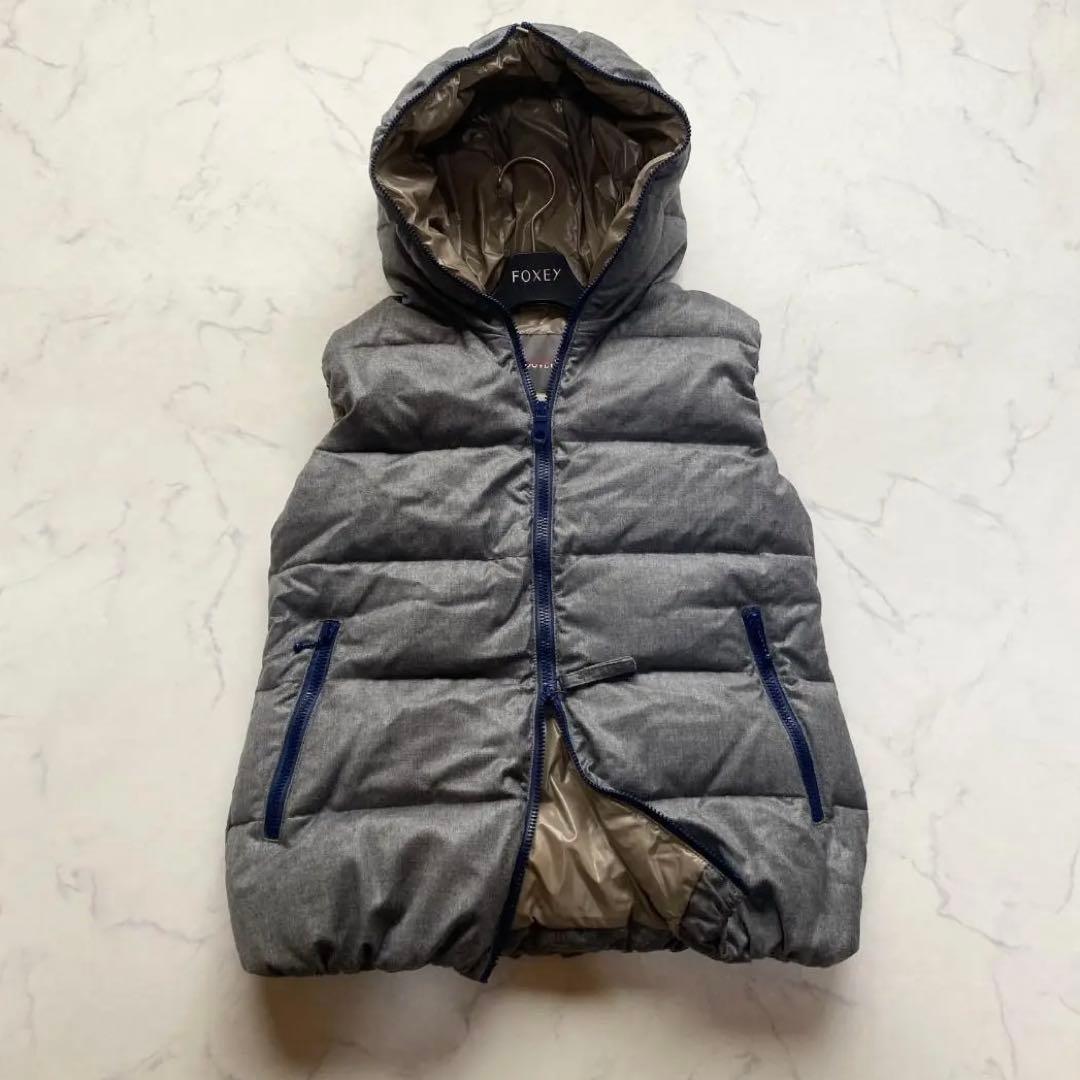 美品✨希少デザインカラー✨DUVETICA ダウンベスト FEBEDUE 42