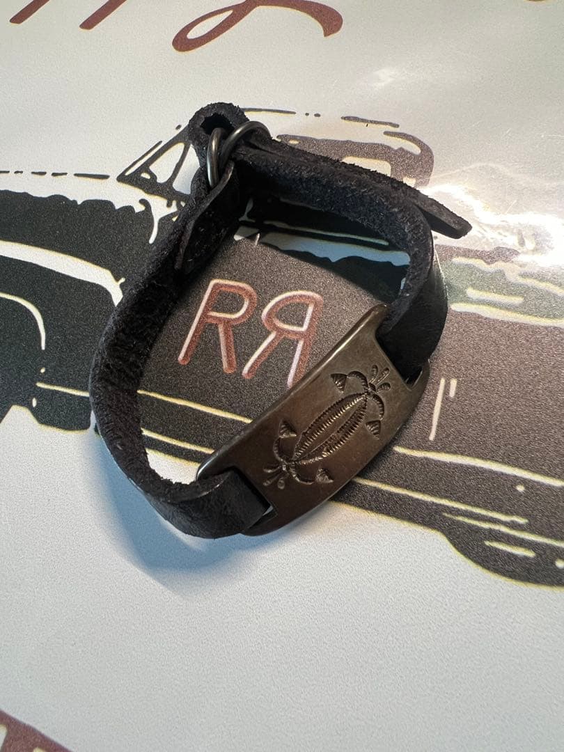 【美品】RRL ダブルアールエル レザー ブレスレット