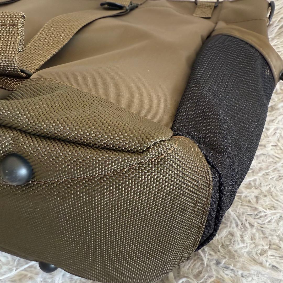 ほぼ未使用 PORTER RIDE 2way グリーン トートバッグ ショルダー