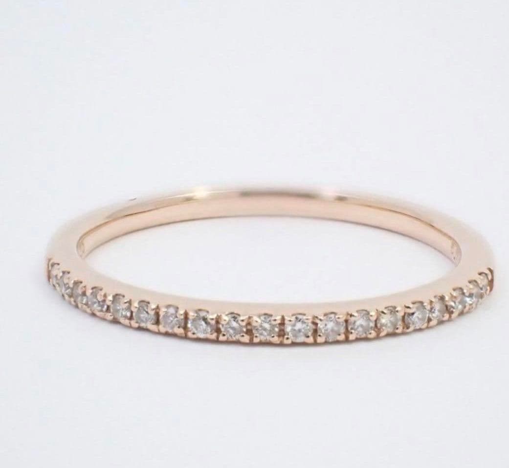 StarJewelry ハーフエタニティリング 9号 ダイヤ K10