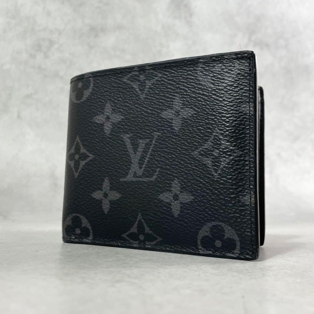 美品✨新型 ルイヴィトン モノグラムエクリプス ポルトフォイユマルコ