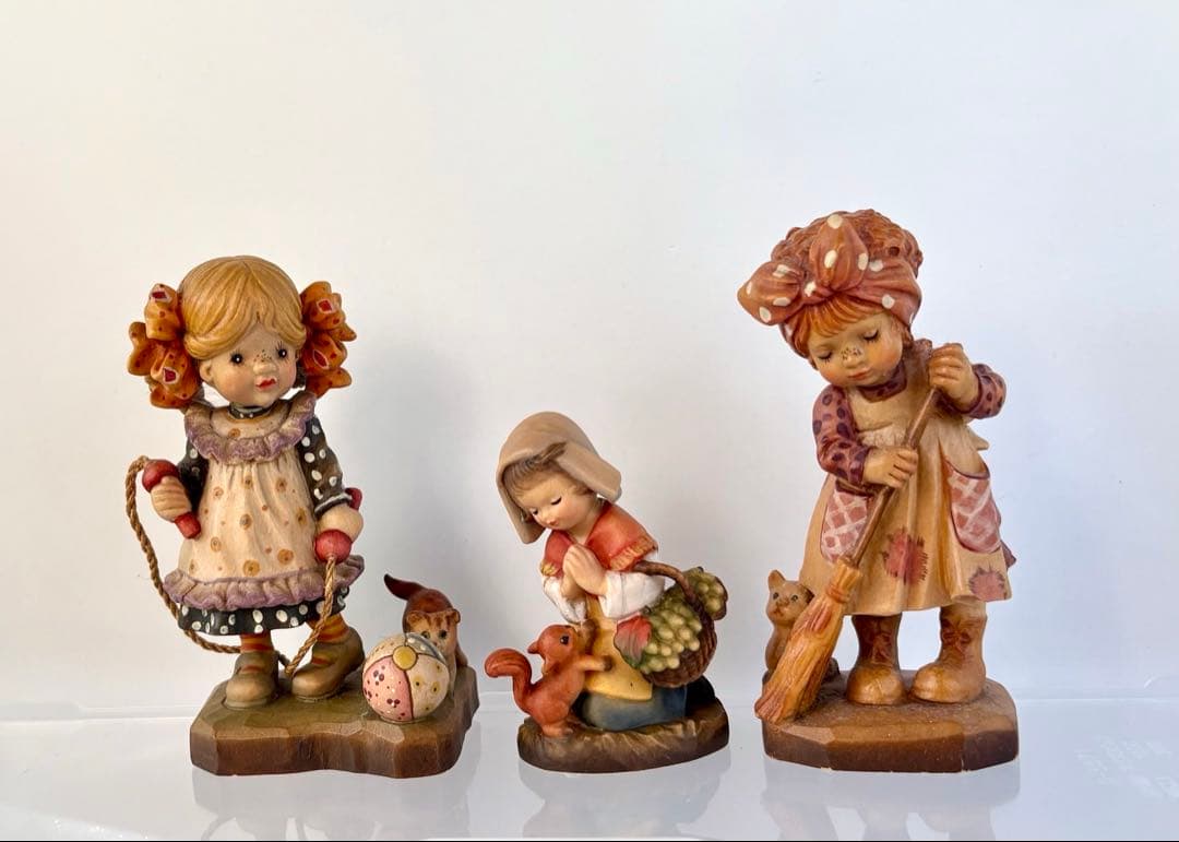 アンリ人形　ANRI 美品　6.5㎝　♡…【小さな・Thanksgiving】♡