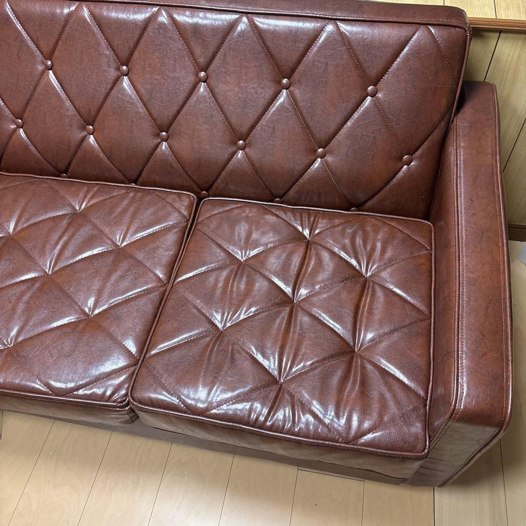 ☆オシャレソファ　オットマン付き