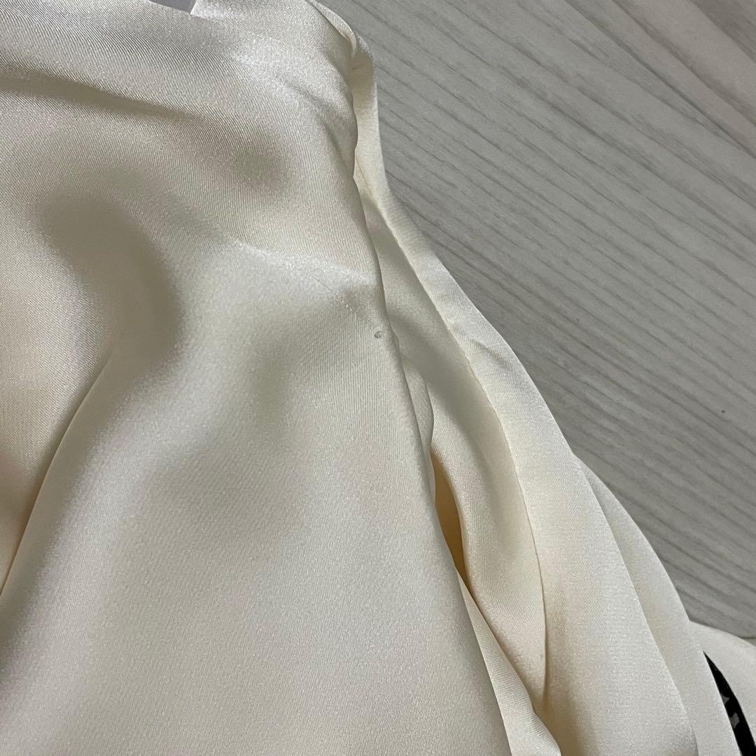 トップス ORSEUND IRIS Le Club cropped satin top S