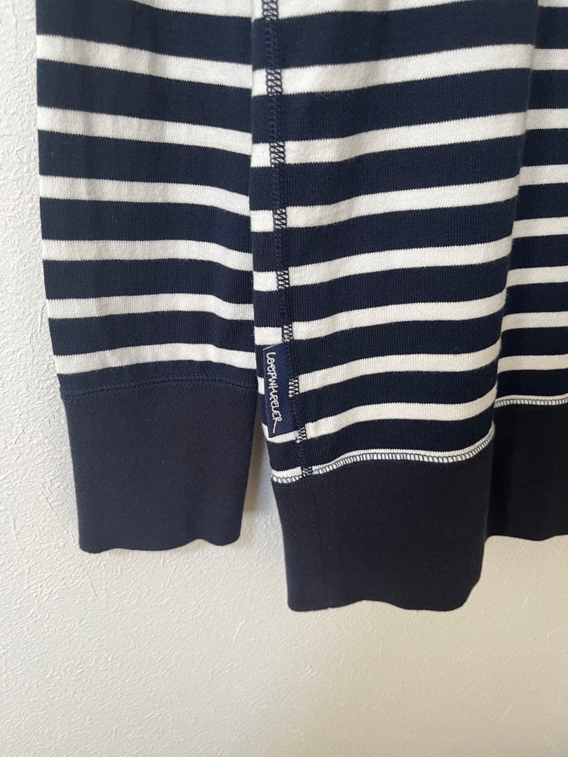 LOOPWHEELER ボーダー　長袖　L