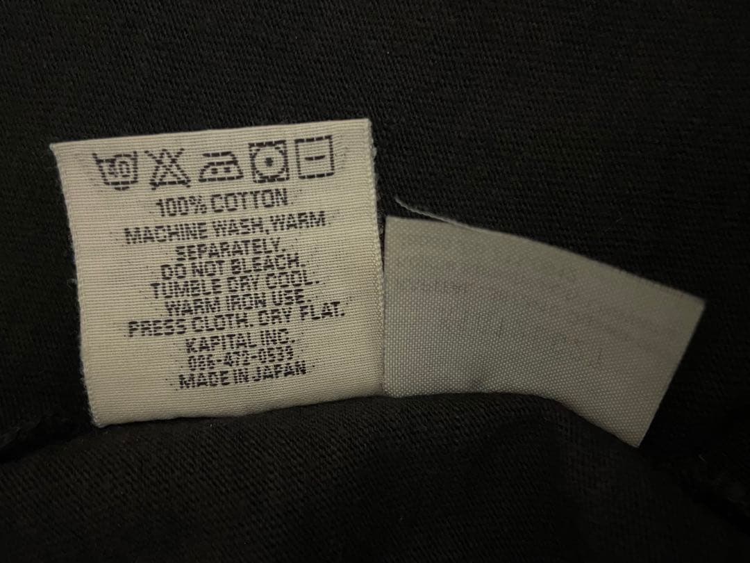 KAPITAL キャピタル バンダナ パッチワーク カットソー ロンT