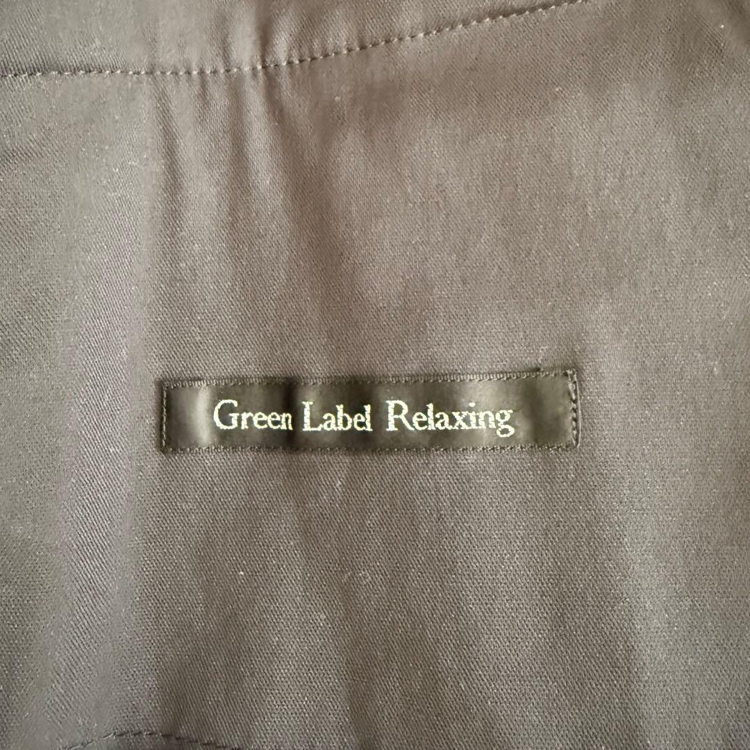 【超美品】グリーンレーベルリラクシング　パンツスーツ 38 黒 テーパード　OL