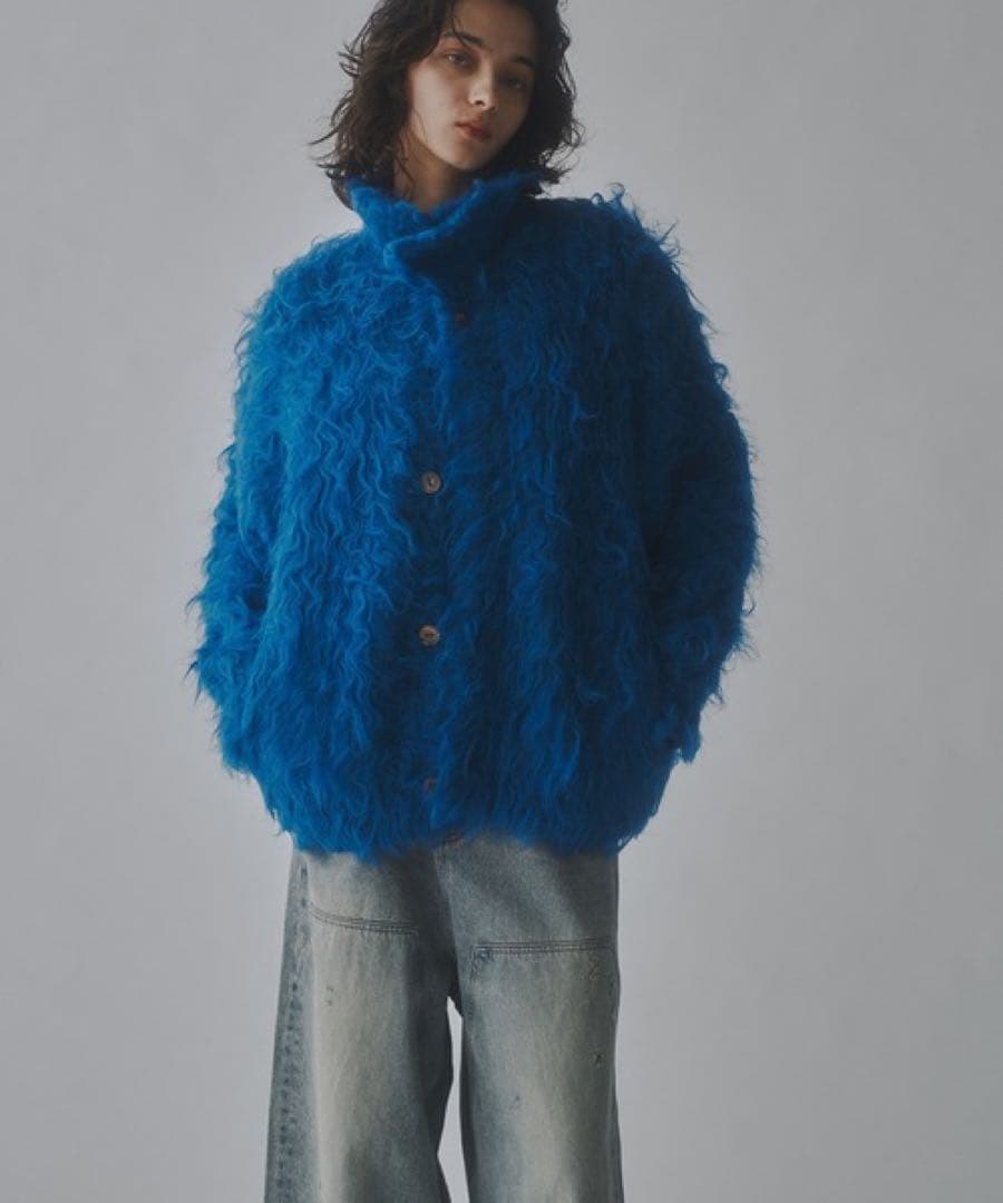 メゾンスペシャル 久遠 別注 シャギー ニット シャツ