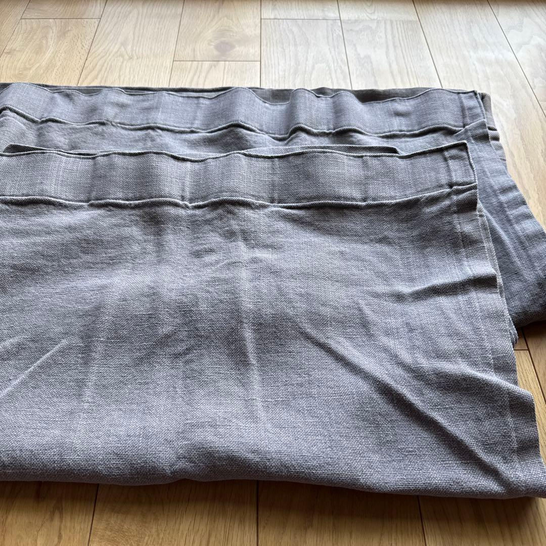 THE CONRAN SHOP グレー カーテン リネン100%