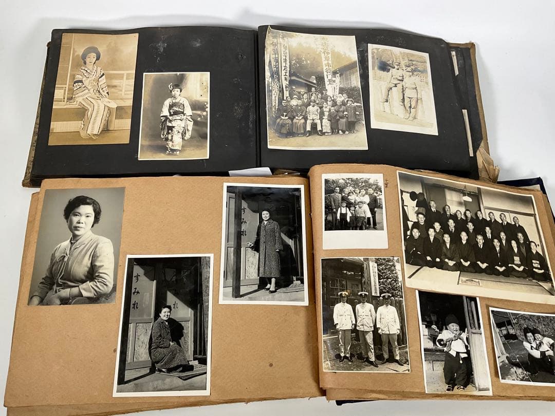 軍隊　軍人　戦争　旧日本軍　家族写真　まとめて軍隊アルバム　古写真　写真帖