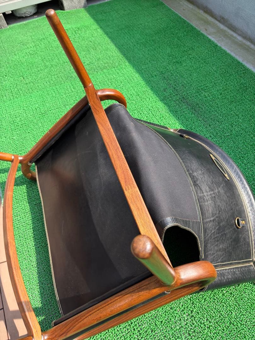 【本革仕様】ikikiグランドチェア　ウォルナット