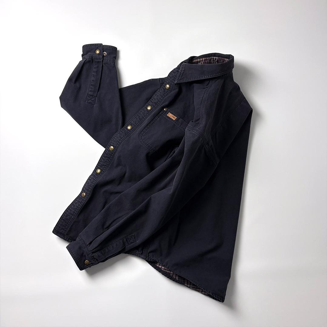 carhartt ダックシャツ ネルライナー M ダークネイビー ネルシャツ