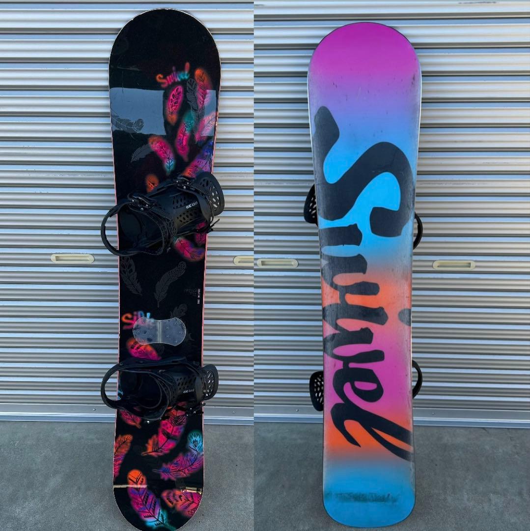 swivel silk 146 スノーボード　flux pr ビンディングセット