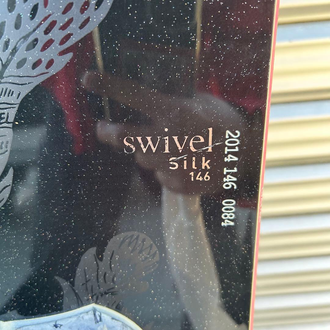 swivel silk 146 スノーボード　flux pr ビンディングセット