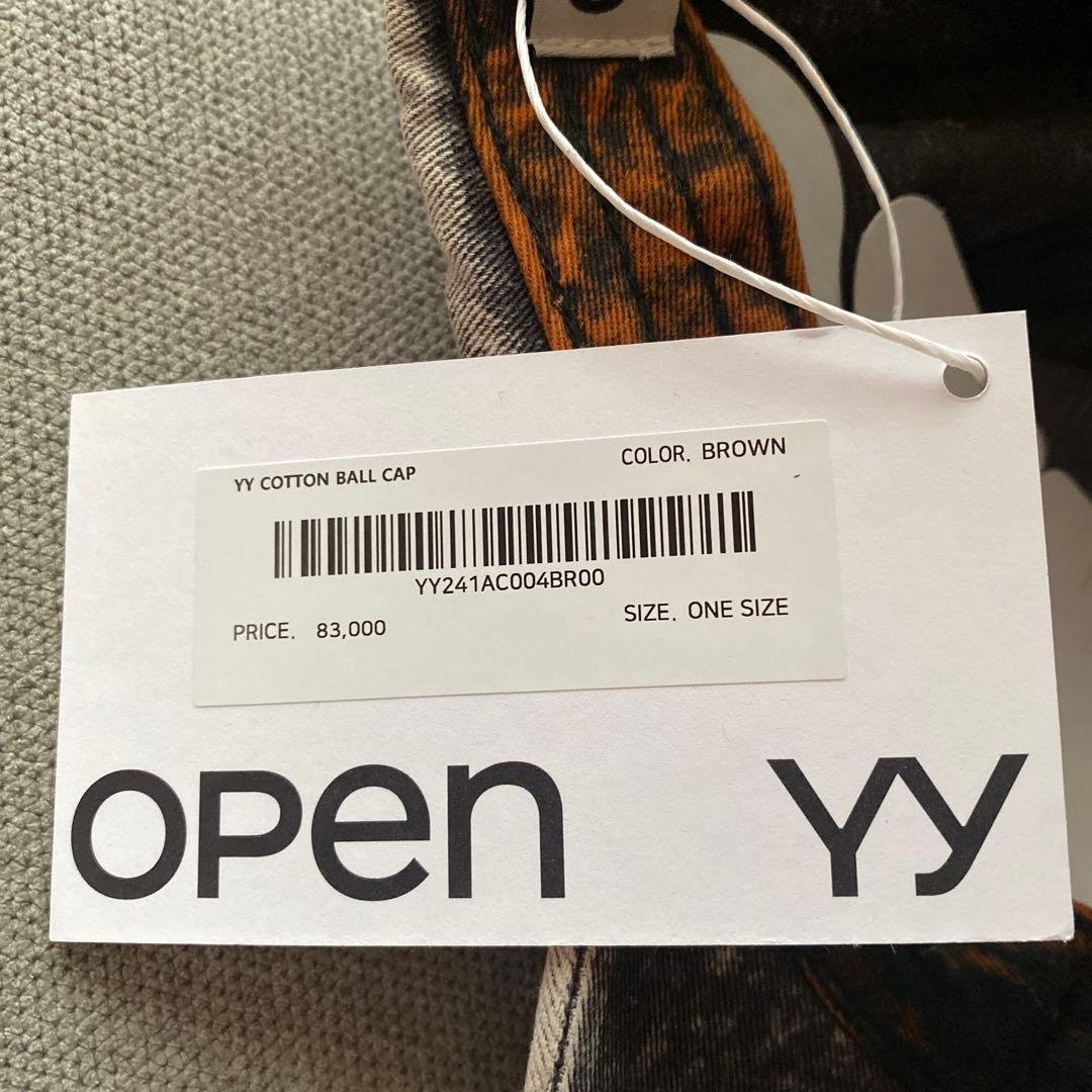 Open Yy オープンワイワイ　グレー　コットンキャップ　韓国