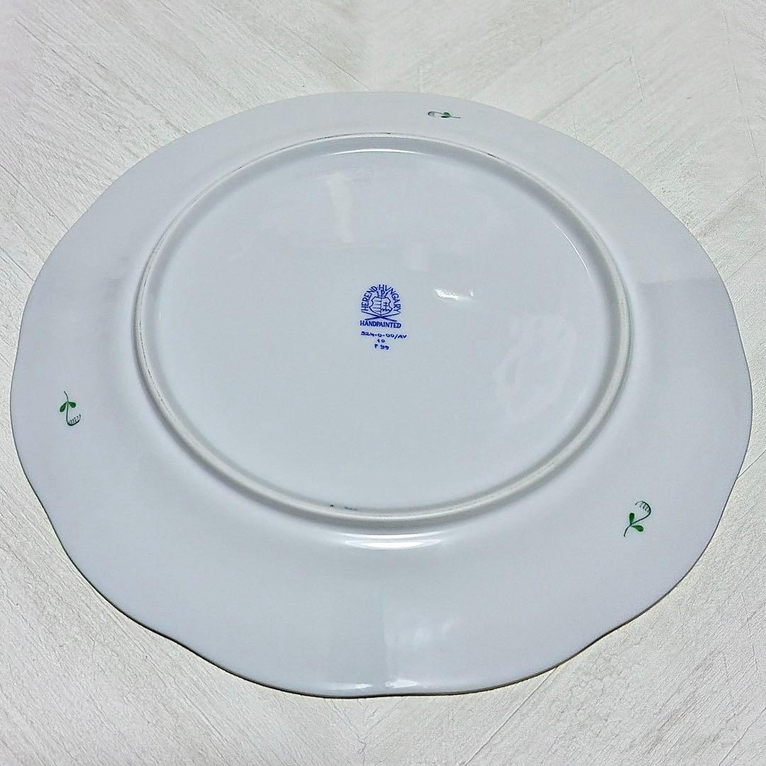 HEREND ヘレンド アポニー・グリーン プレート 25cm 6枚セット