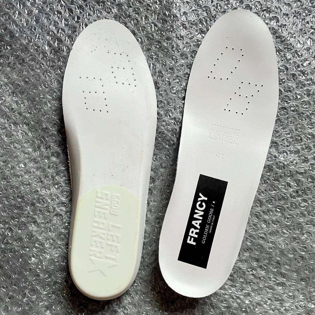 靴 GOLDEN  FRANCY navy suede-white lea