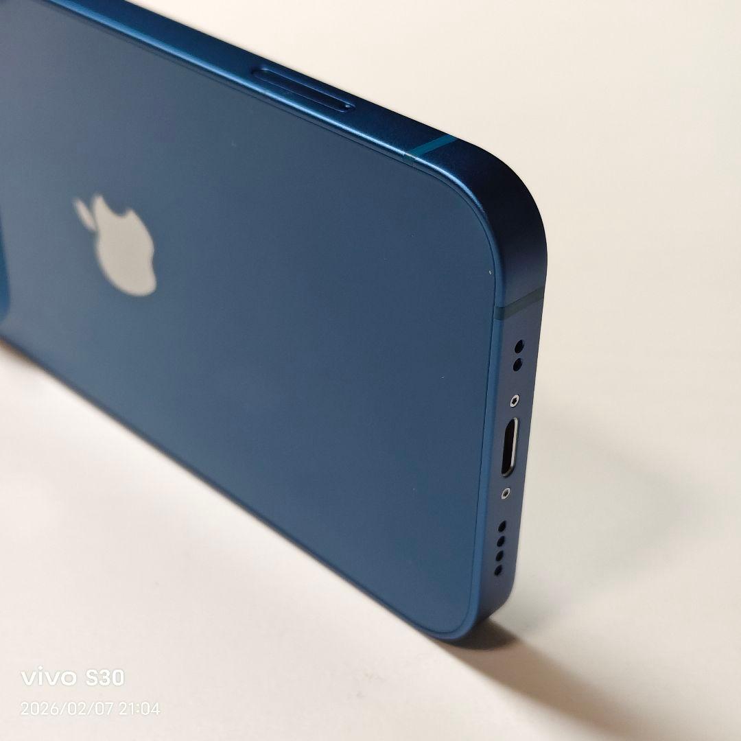 超美品 iPhone 13 mini 128GB ブルー 本体 SIMフリー