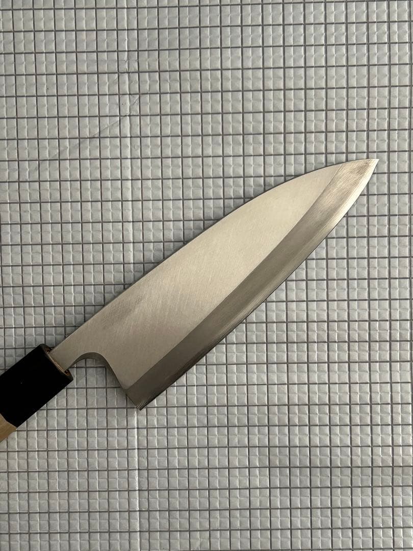 包丁 出刃包丁 銀三 165mm 水牛八角柄 ステンレス ③