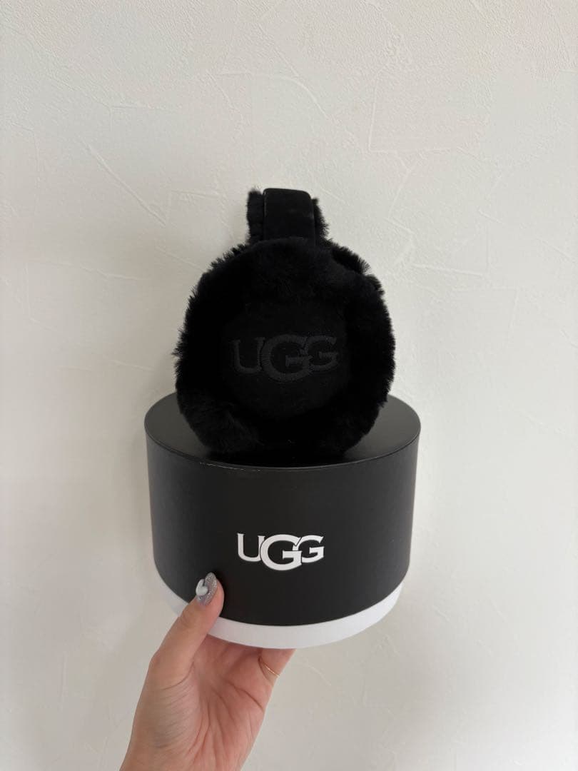 【本日限定値下】UGG ブラック ファー イヤーマフ