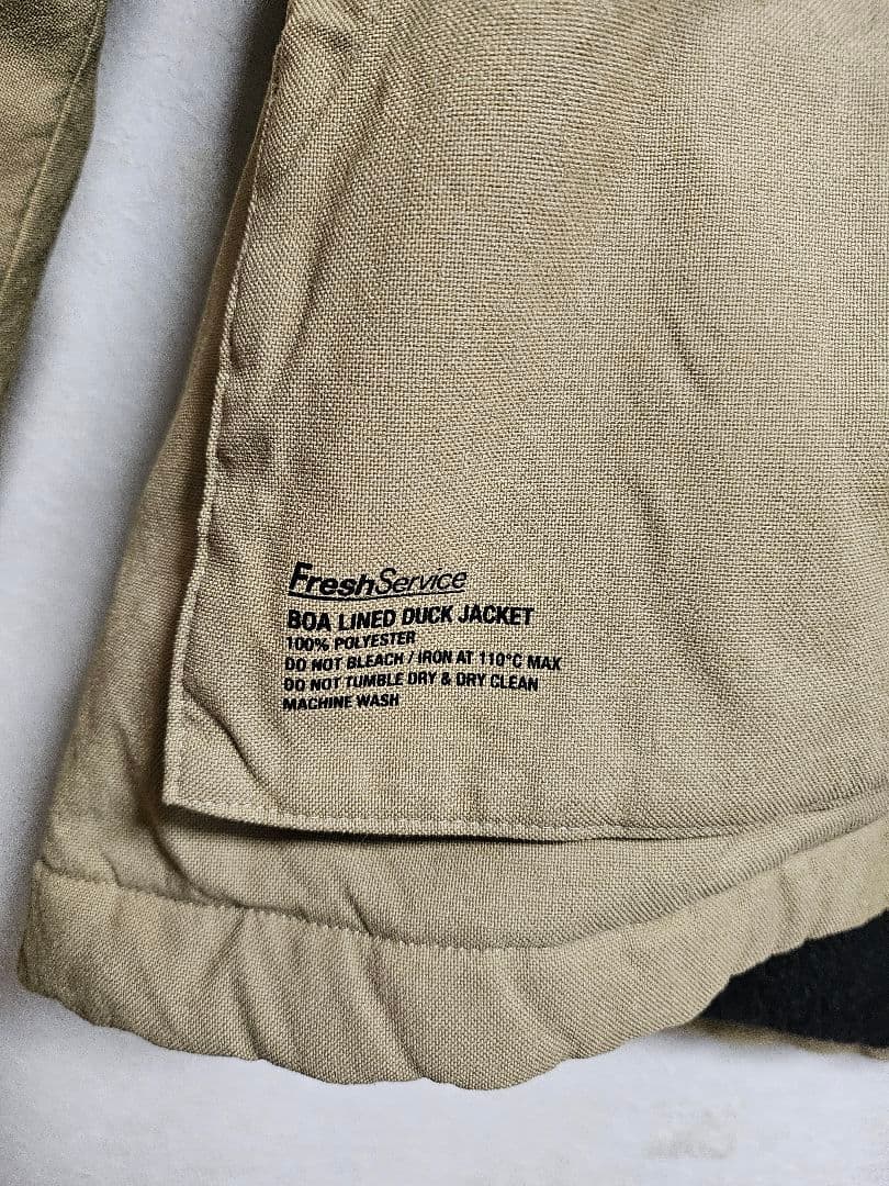 FreshService BOA LINED DUCK JACKET ベージュ