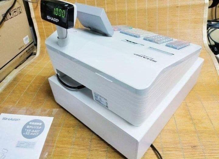 シャープレジスター　XE-A407　PC連携売上管理　上位機種　060100