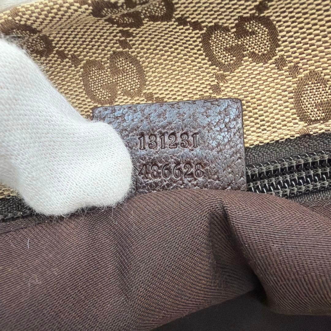 [鑑定済] グッチ GUCCI トートバッグ 131231 シェリーライン