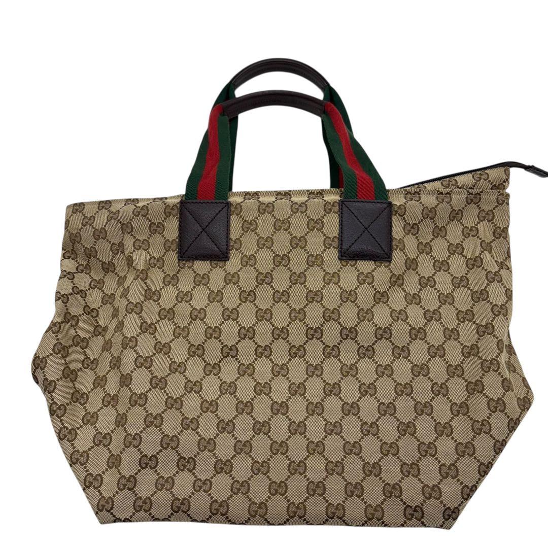 [鑑定済] グッチ GUCCI トートバッグ 131231 シェリーライン