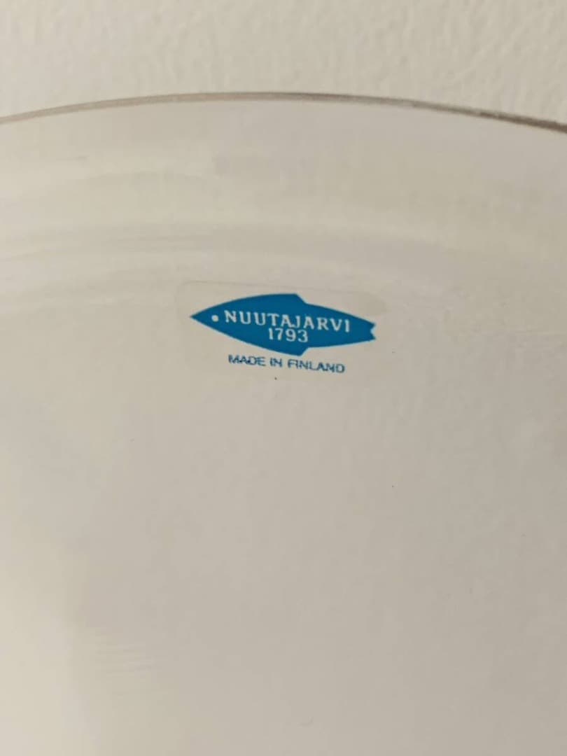 カイフランク Luna ガラスプレート 4枚セット 北欧 ヴィンテージ