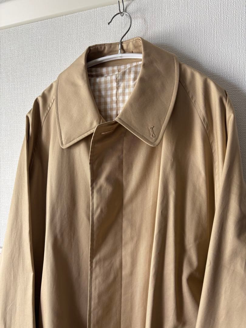 中目黒 DAN 1枚袖 ステンカラーコート シングルラグラン