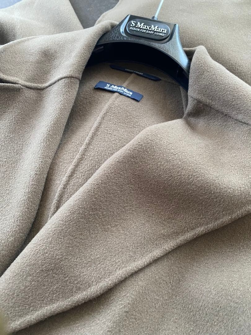 MaxMara POLDO クチートアマーノ ダブルフェイス ロングラップコート