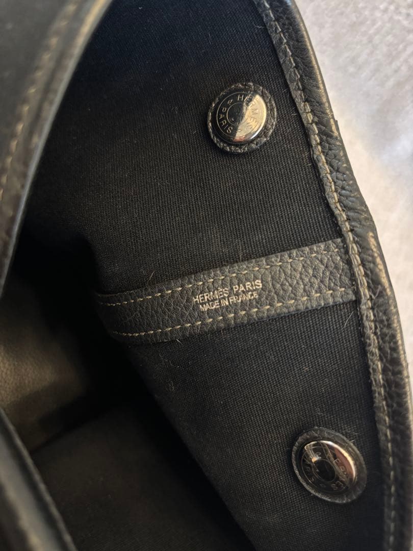 ガーデンパーティーPM エルメス　ブラック